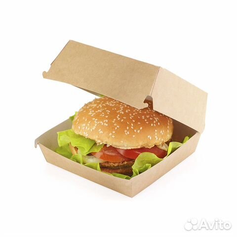 Коробки крафт для бургеров/сэндвичей/лапши