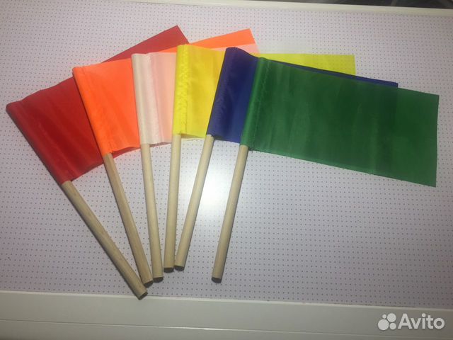 Флажки спортивные 20х11 2 штуки