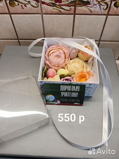 Букеты и подарки из зефирных цветов