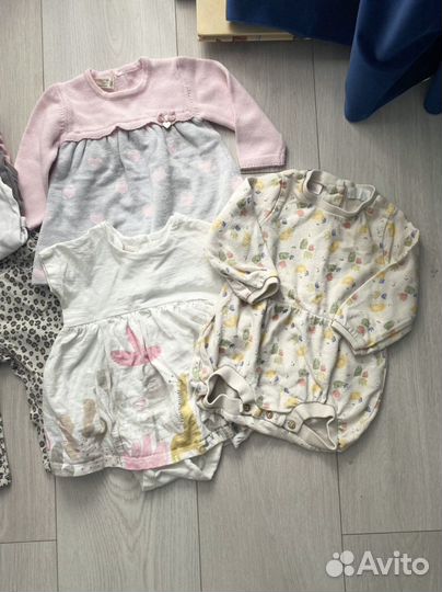 Пакет фирменных вещей на девочку 0-3 месяца