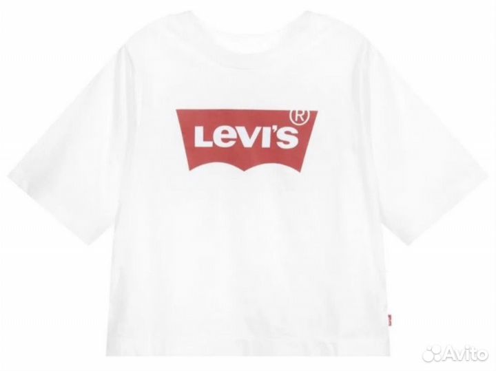 Футболка levis укороченная