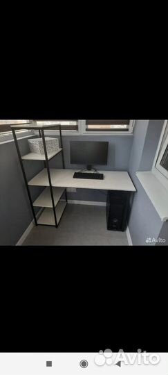 Стеллаж со столом Лофт