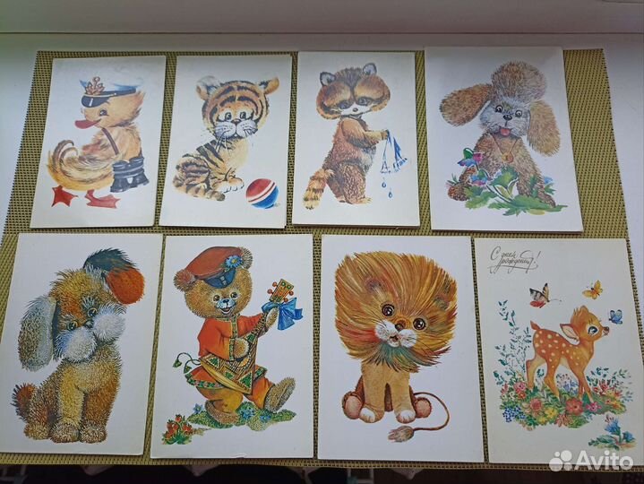 Открытки СССР чистые