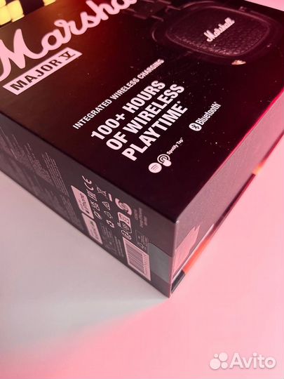 Наушники Marshall Major 4/5 (Черные/Коричневые) +