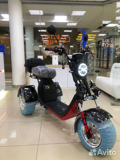 Электроскутер CityCoco White Siberia ikra 5000W