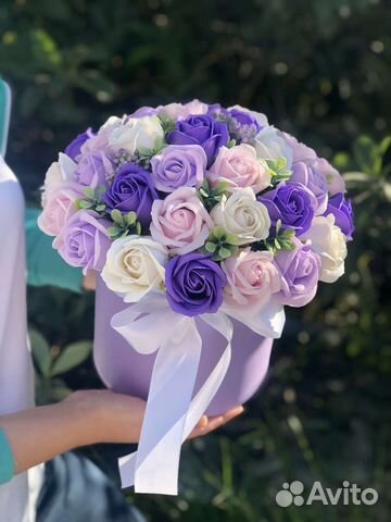 Букет из мыльных цветов