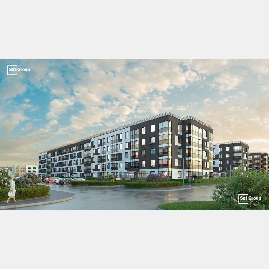 1-к. квартира, 32,4 м², 1/5 эт.