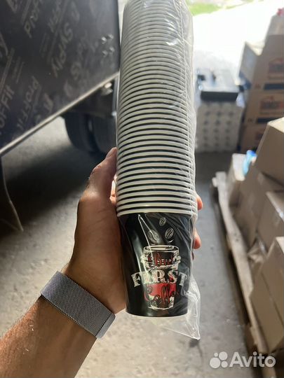 Бумажные стаканы 180мл 50шт