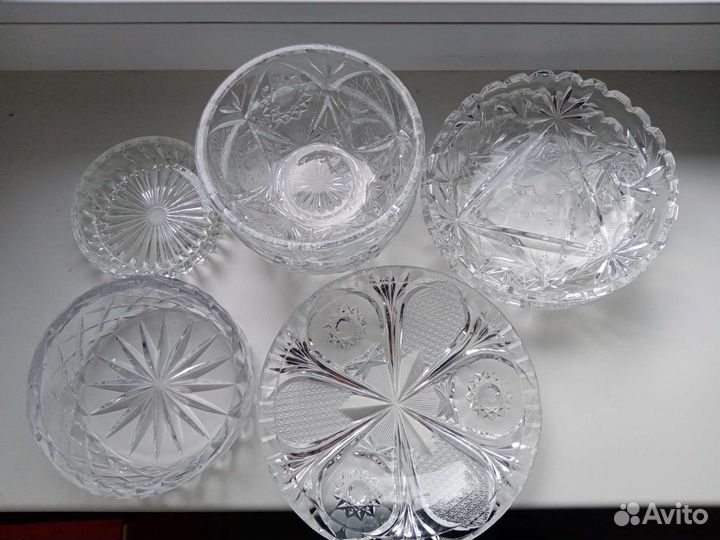 Ваза хрустальная