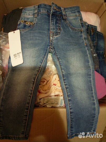 Джинсы на девочку 74 80