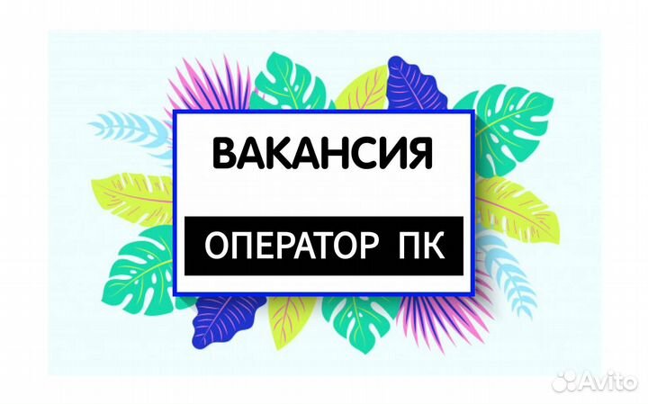 Оператор пк