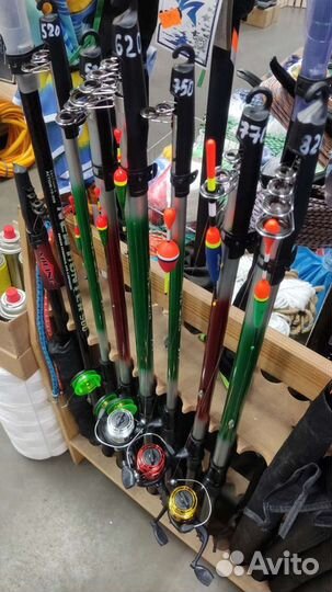 Удочка оснащенная