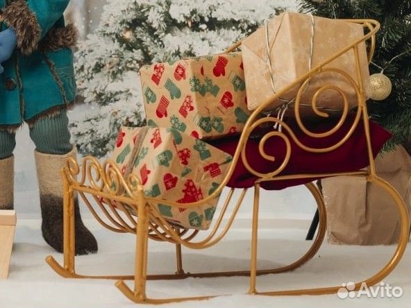 Железные сани ретро