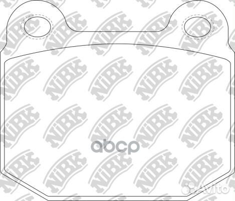 Колодки торм.зад. PN0226S NiBK