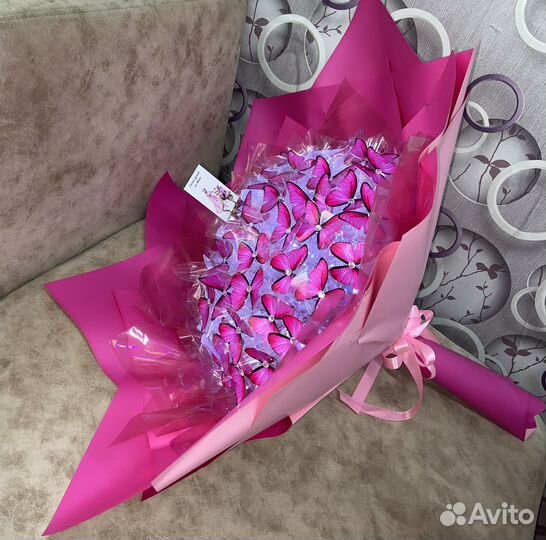 Букет с бабочками