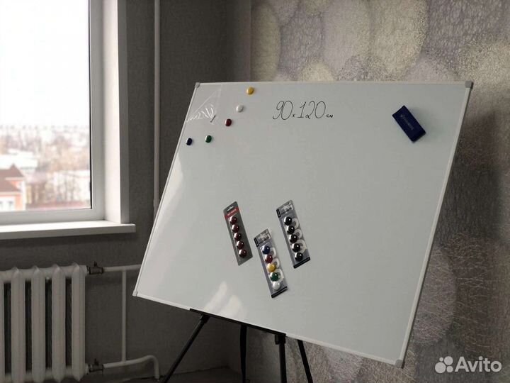 Магнитно маркерная доска 90х120