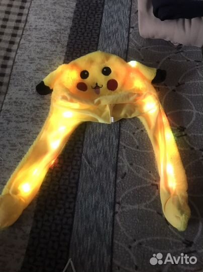 Шапка с ушками светящаяся