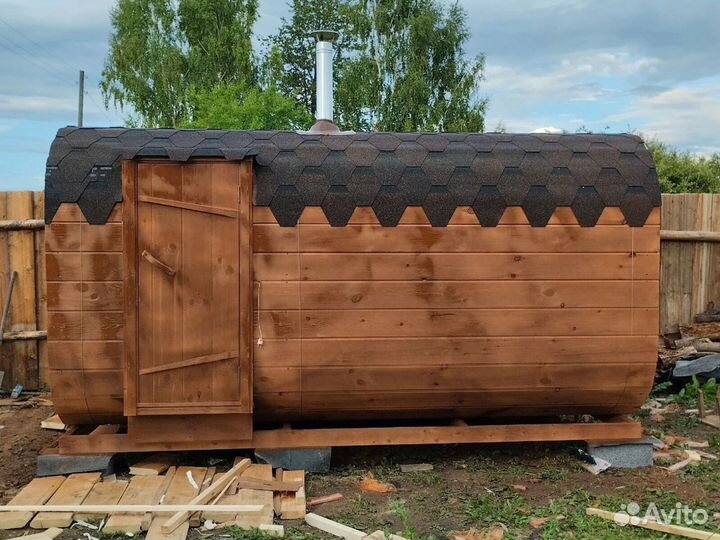 Бани-бочки квадро в наличии