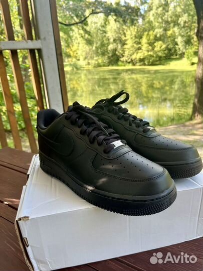 Nike Air Force 1'07 low black Оригинал