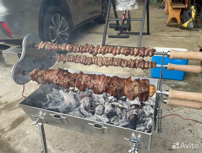 Барбекю мангал автоматический электрический