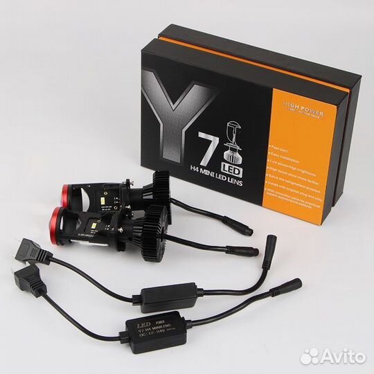 Мини линзы LED h4 y7