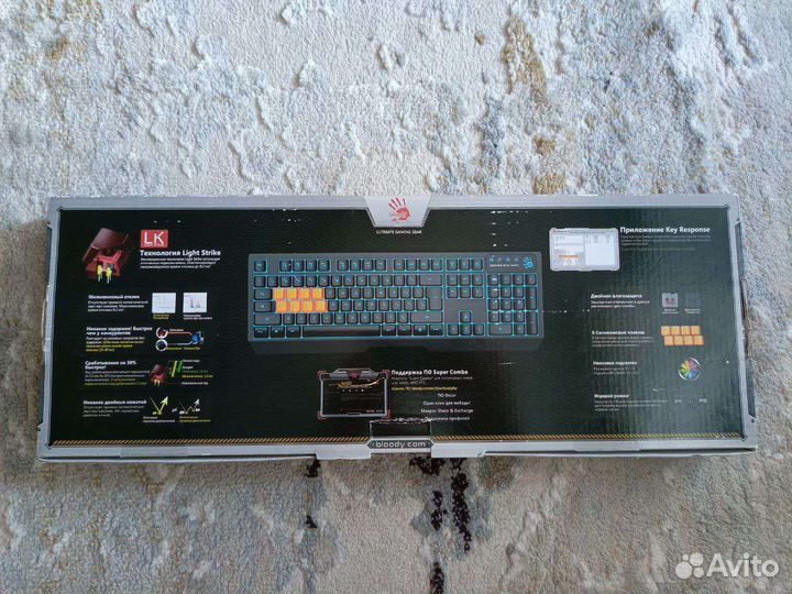 Игровая клавиатура A4tech bloody b188 с подсветкой