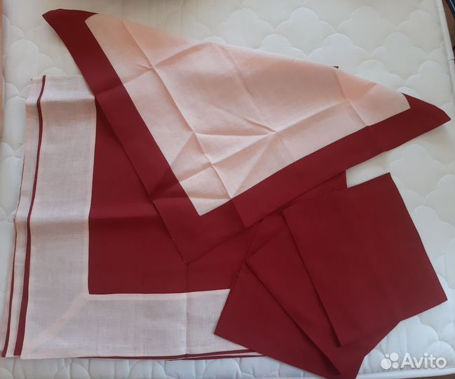 Скатерть и салфетки лен