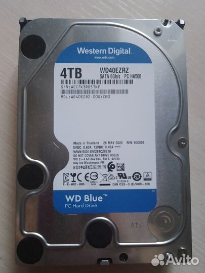 Жесткий диск 4 тб wd