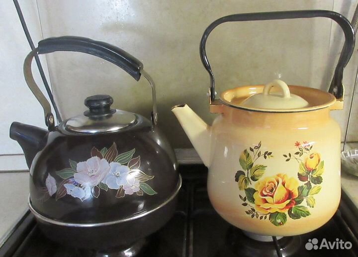 Чайник эмалированный СССР