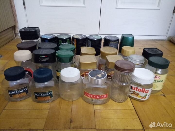 Банки стеклянные (разные объёмы)