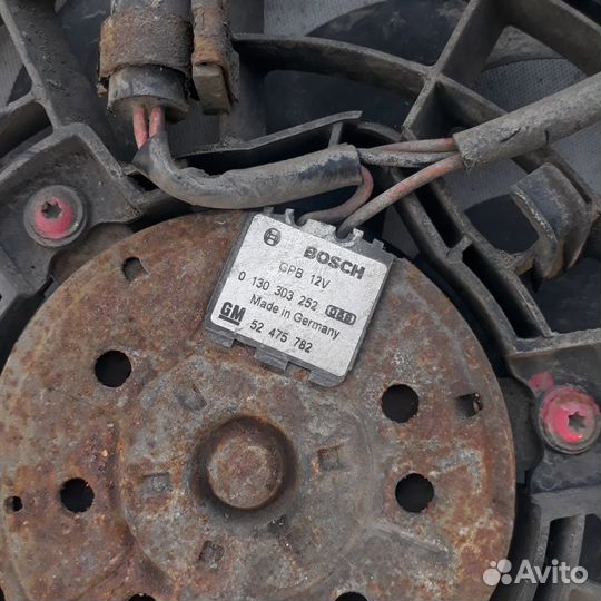 Вентилятор кондиционера охлаждения Опель Вектра Б