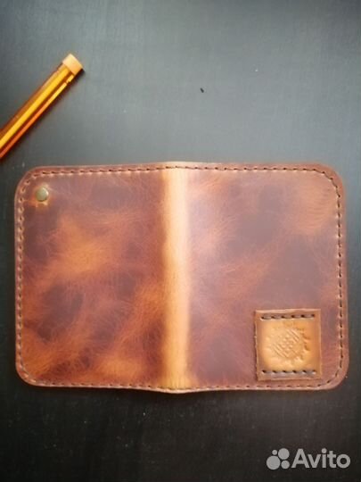 Обложка для автодокументов натуральная кожа