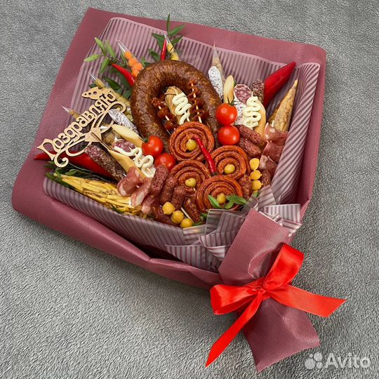 Съедобные букеты мужские