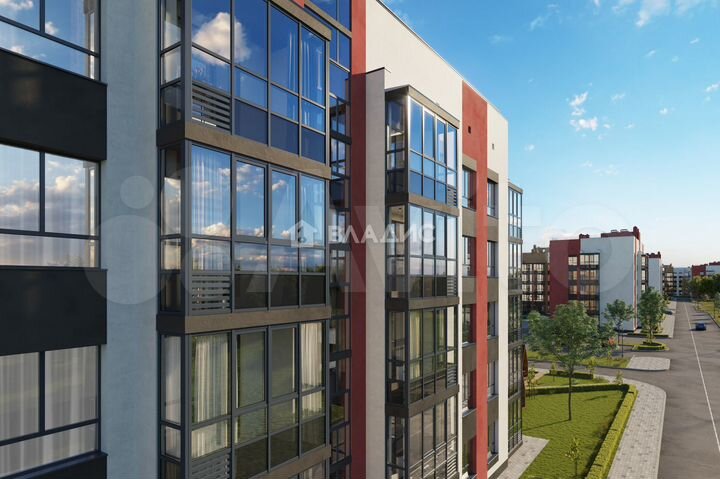 1-к. квартира, 41,3 м², 2/5 эт.