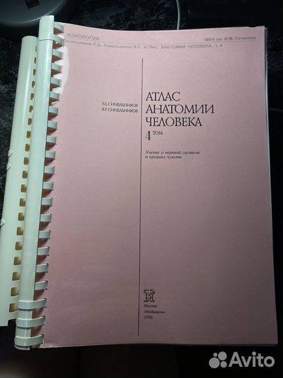 Атлас анатомии человека синельников