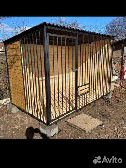 Вольер. Вольер для собак уличныйКаркас для вольера