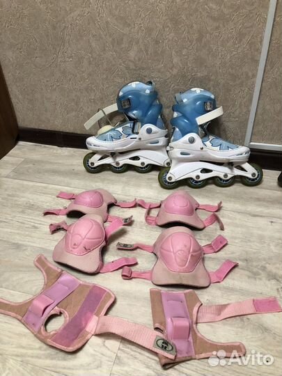 Детские ролики и защита