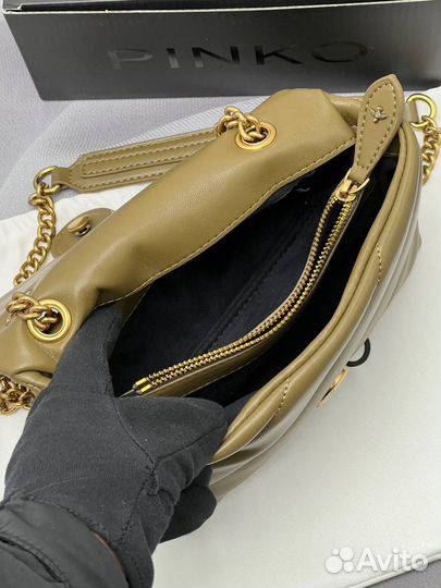 Сумка Pinko qult mini, натуральная кожа