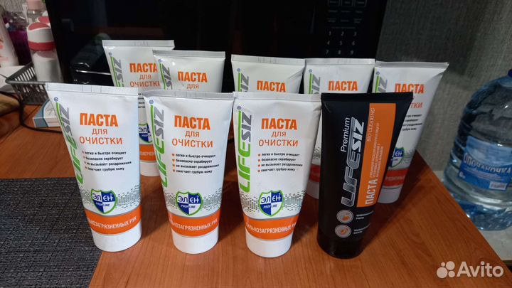 Паста для очистки рук и крем для рук