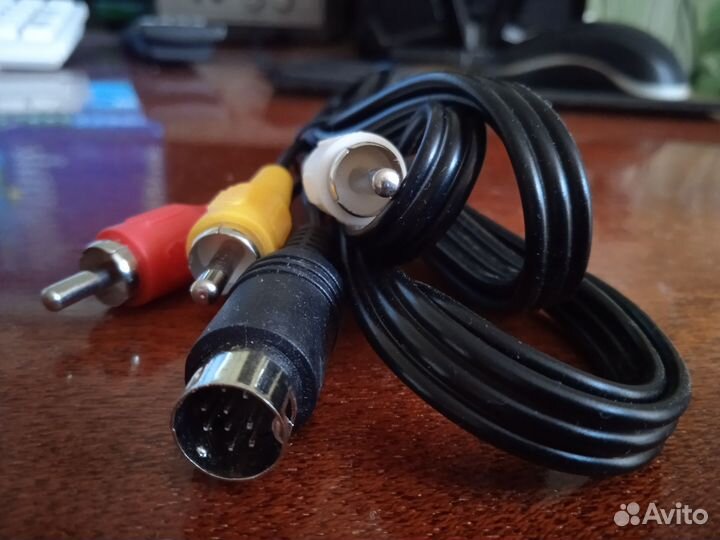 Кабель с 3.rca к Sega - 1.8 метра