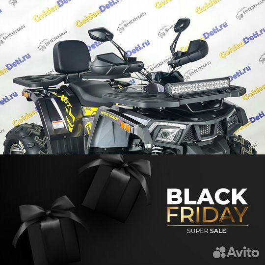 Квадроцикл MotoLand 200 wild track X PRO 2023 года