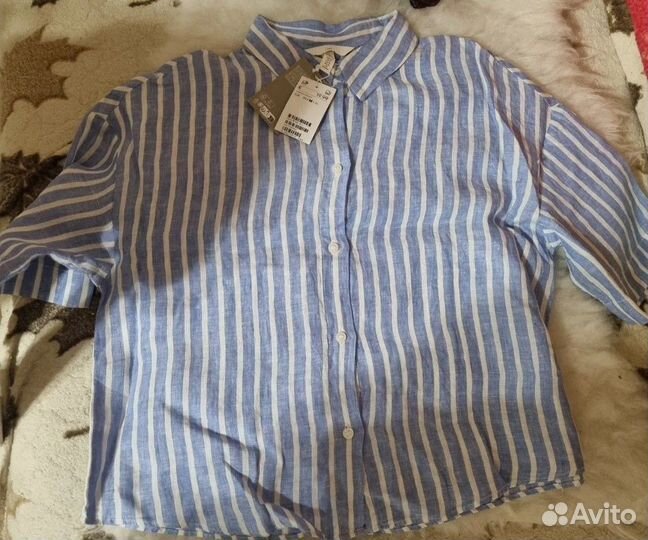 Женский льняной костюм hm