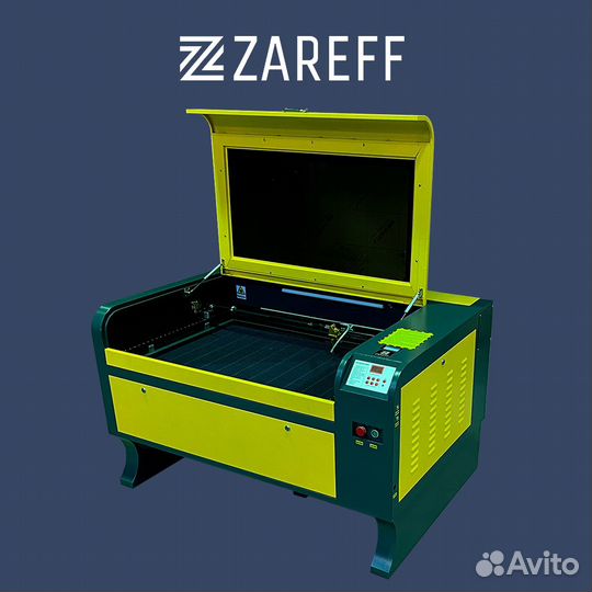 Лазерный станок Zareff M2 900х600мм 90x60 100W