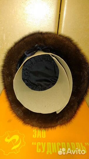 Шапка норковая женская