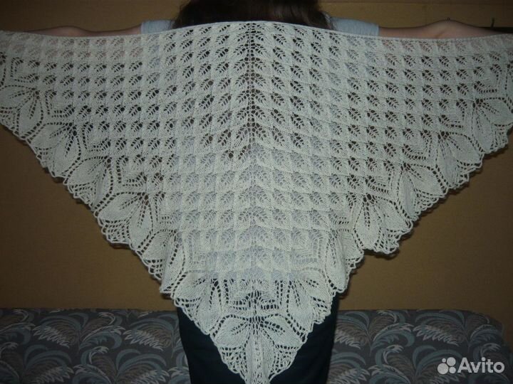 Шаль ручной работы