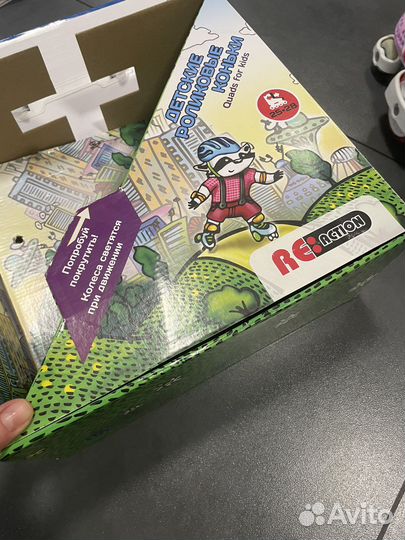 Роликовые коньки детские раздвижные