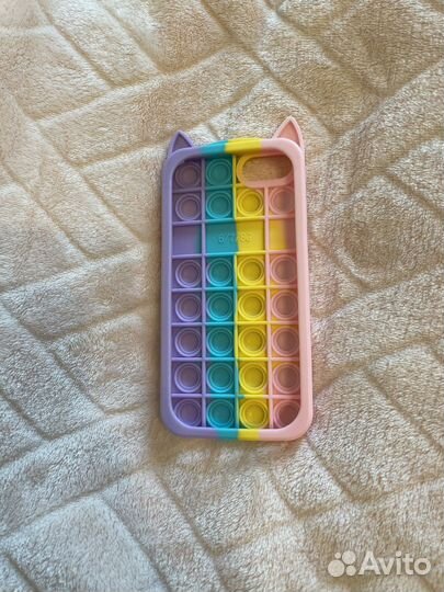 Чехол для телефона котик поп ит (6-7 iPhone)