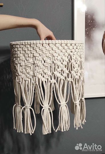 Абажур макраме