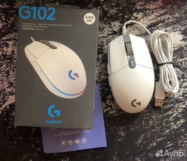 Мышь logitech g102 lightsync