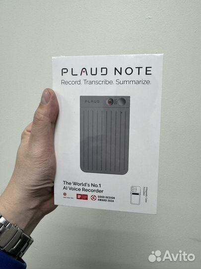 Цифpовой диктoфoн Рlaud Note